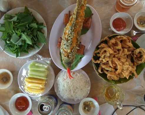 Lunch in Mekong delta